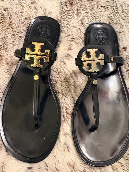 Tory Burch Shoes - Tory Burch Rubber Logo Thong Sandals